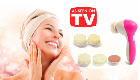 Set de cuidado de belleza 5 en 1 para masaje y limpieza facial