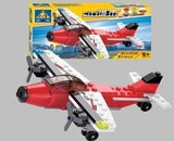 Ladrillos de juguete para hacer aviones o lanchas rápidas (81 piezas)