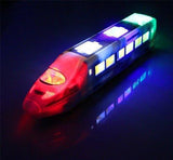 Tren de juguete de velocidad con luces LED y efectos de sonido reales