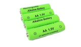 Cargador de batería eléctrico con 4 pilas recargables AA y 4 AAA